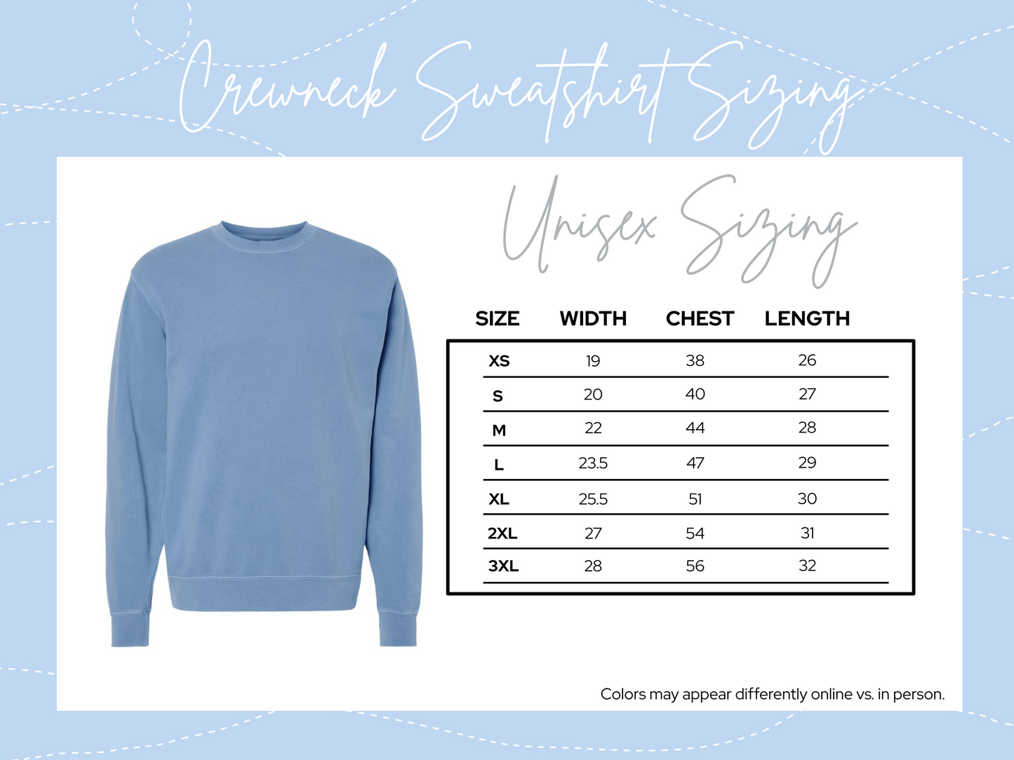 Powder Blue Phillies Unisex Crewneck Sweatshirt