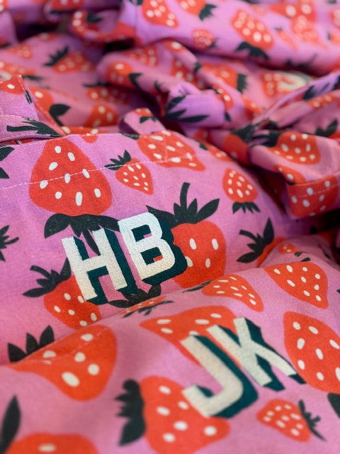 Strawberry Canvas Tote