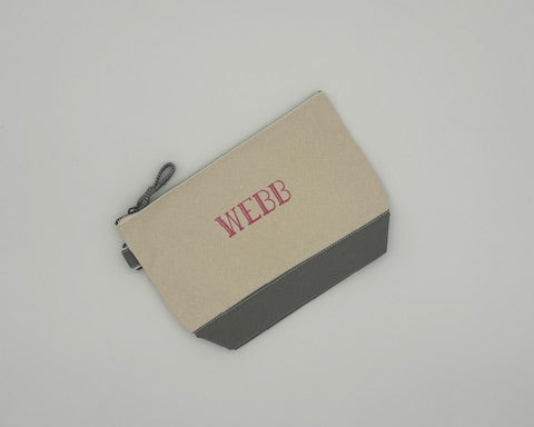 Canvas Accessories Zip Pouch