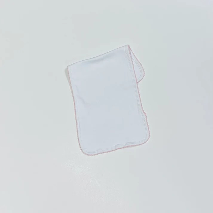 Picot Trim Burp Cloth