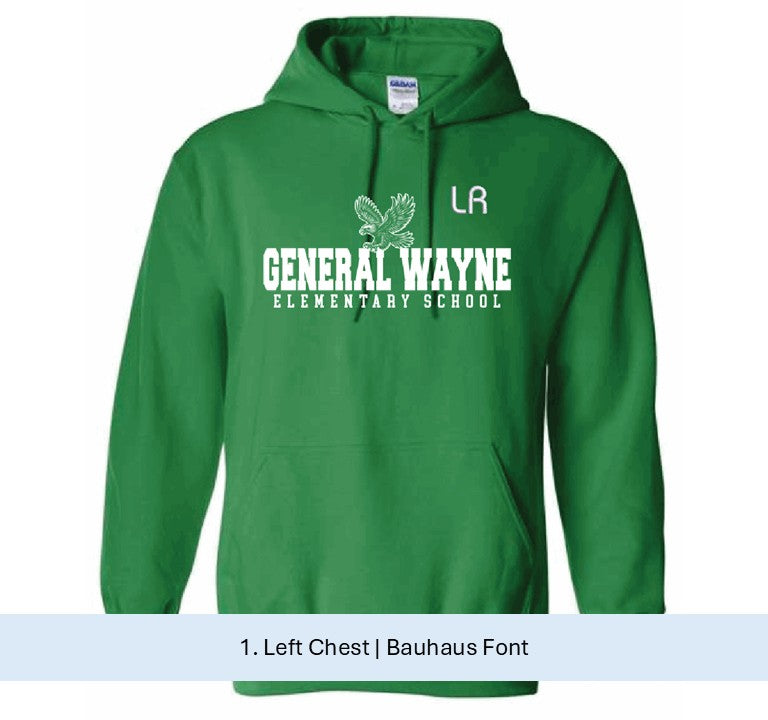 General Wayne Elementary Sweatshirt - Name Embroidery Only