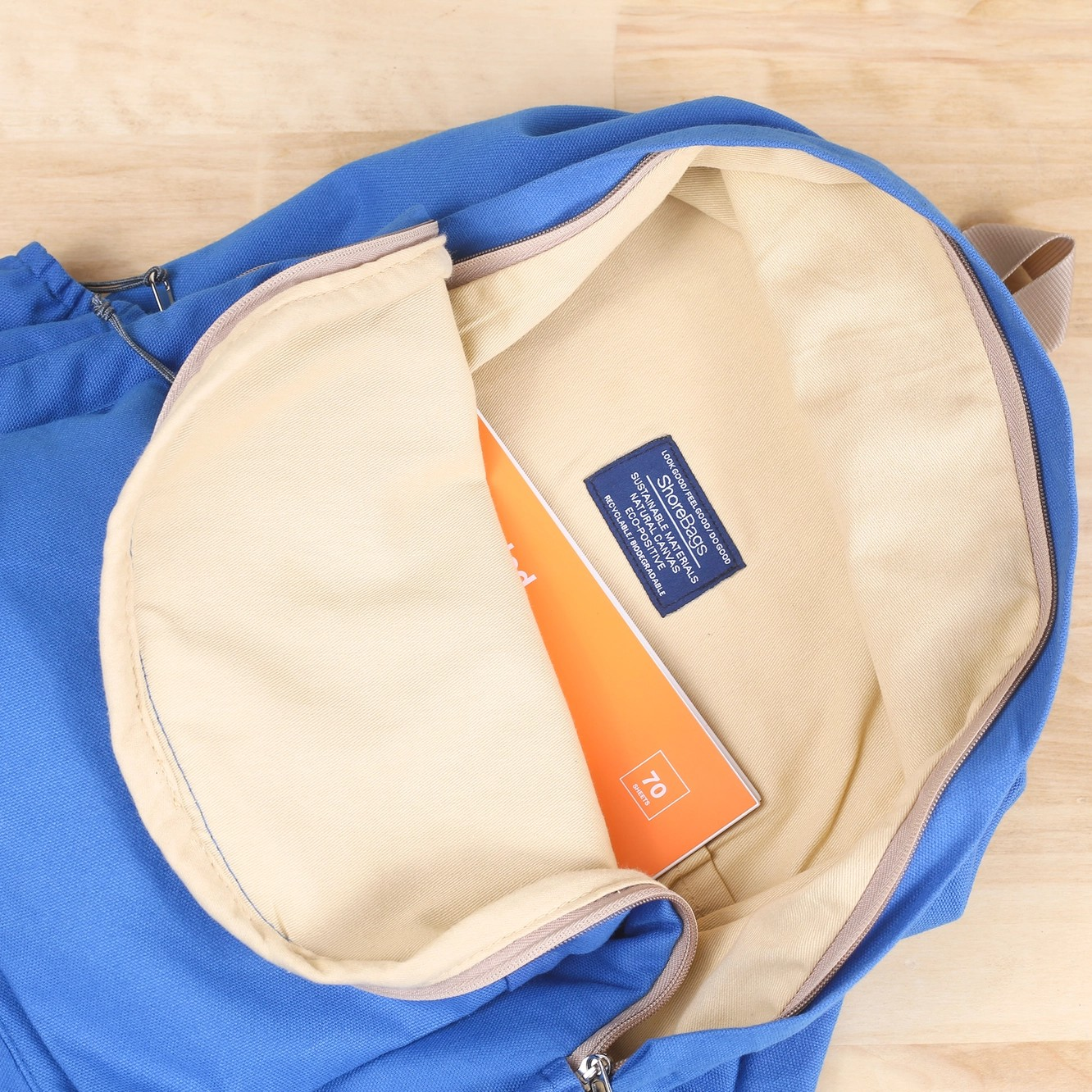 Full-Size Canvas Backpack - Multiple Colors