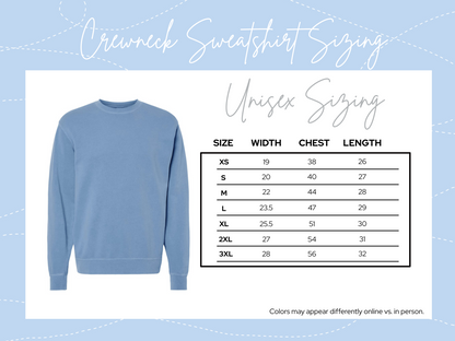 Powder Blue Phillies Unisex Crewneck Sweatshirt