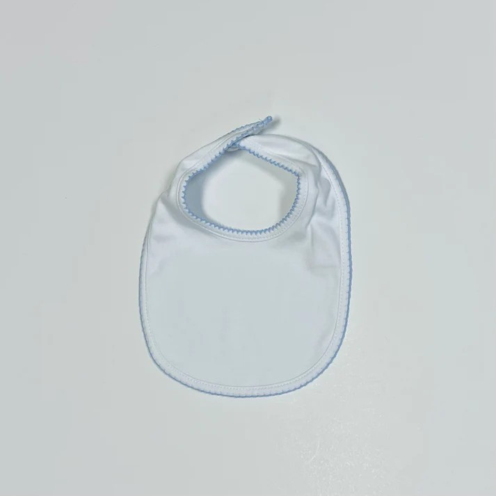 Name or Monogram Picot Trim Bib