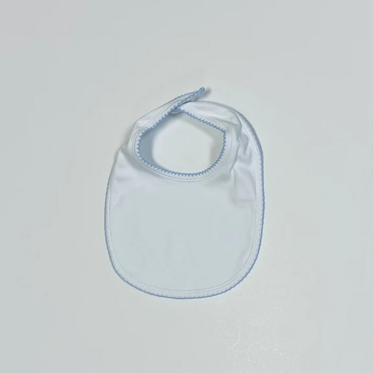 Name or Monogram Picot Trim Bib