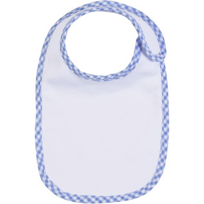 Name or Monogram Gingham Bib