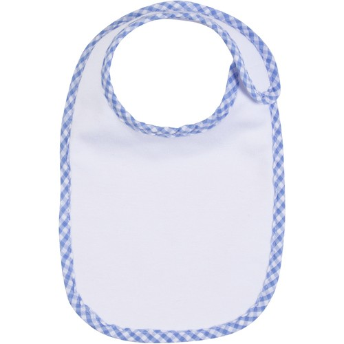 Name or Monogram Gingham Bib