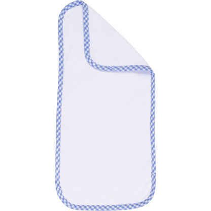 Name or Monogram Gingham Burp Cloth