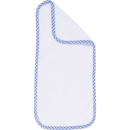 Gone Fishing Gingham Burp Cloth