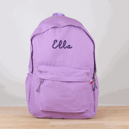 Full-Size Canvas Backpack - Multiple Colors