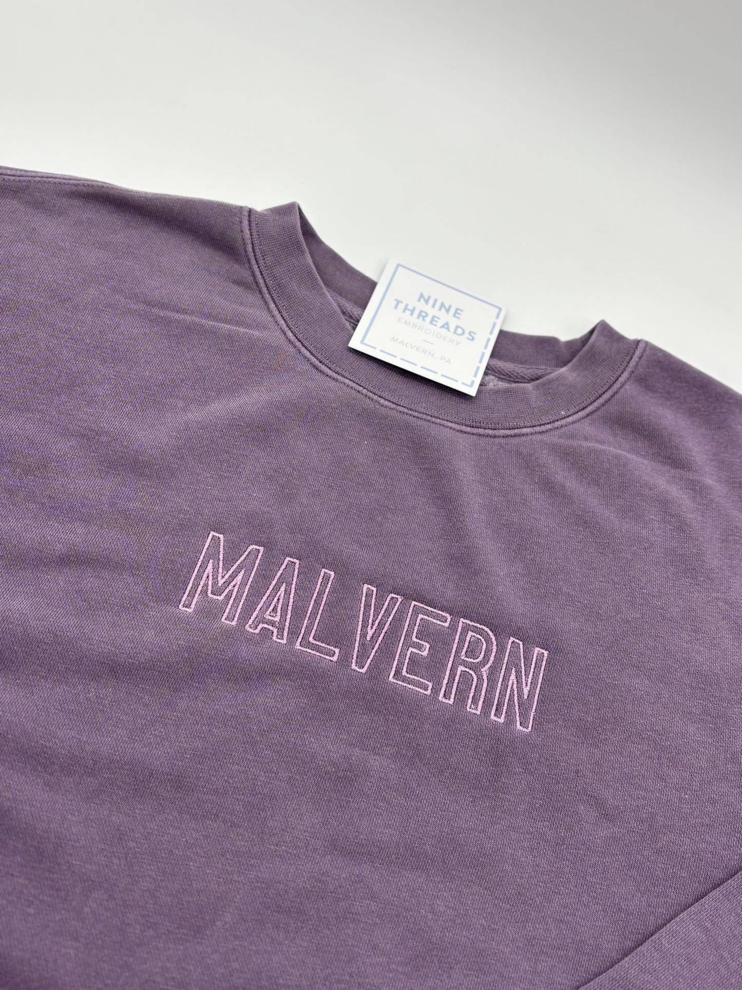 Malvern (Or your own phrase!) Adult Crewneck Sweatshirt