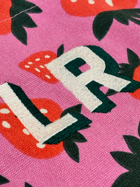 Strawberry Canvas Tote