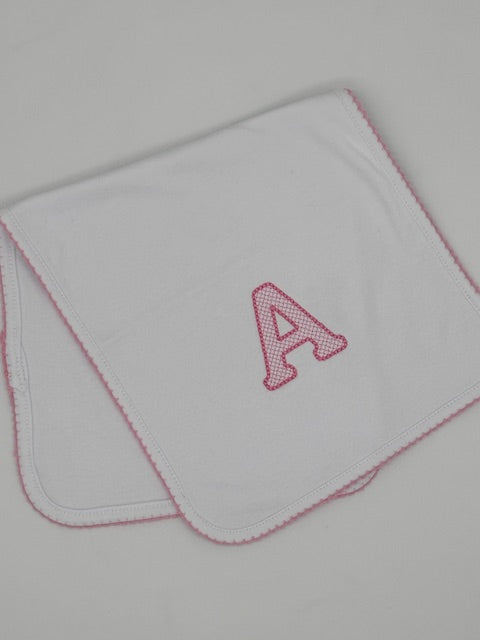 Picot Trim Burp Cloth