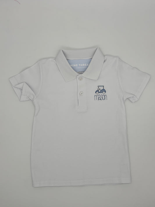 Golf Cart Toddler Golf Shirt