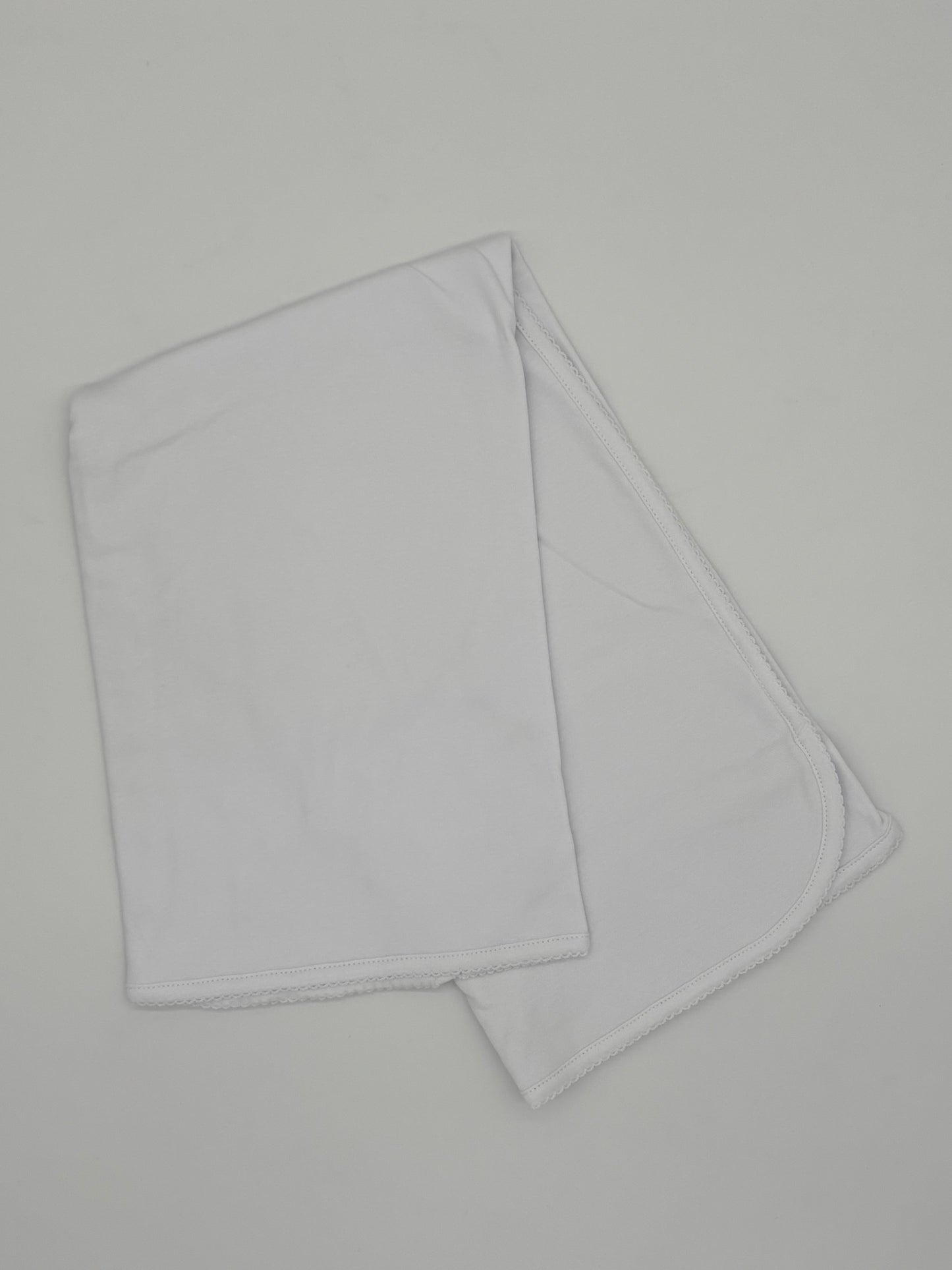 Picot Trim Baby Blanket