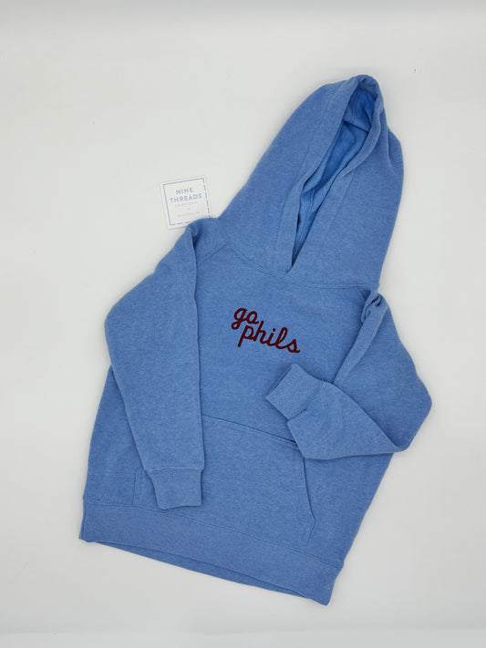 Toddler Powder Blue Phillies Hooded Sweatshirt