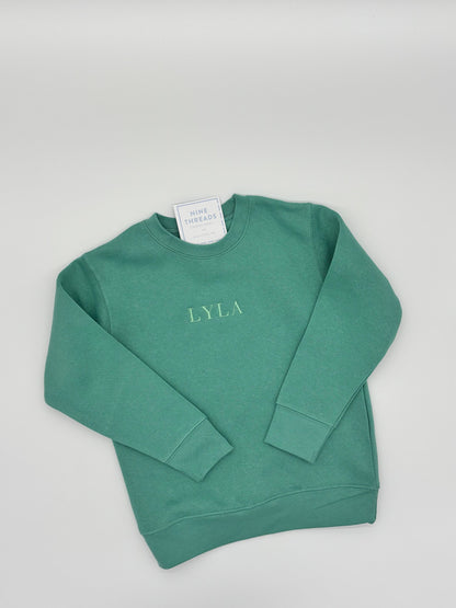 Toddler or Youth Name Sweatshirt