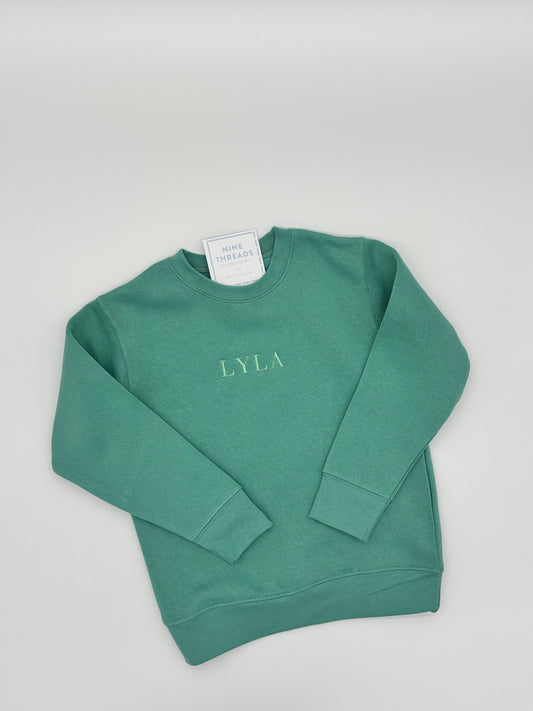 Toddler or Youth Name Sweatshirt