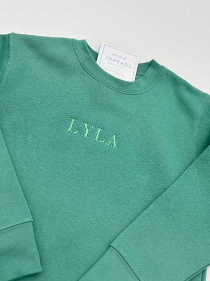 Toddler or Youth Name Sweatshirt