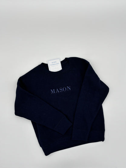 Toddler or Youth Name Sweatshirt
