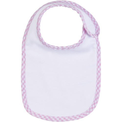 Name or Monogram Gingham Bib