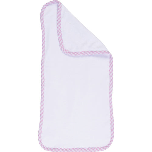 Name or Monogram Gingham Burp Cloth