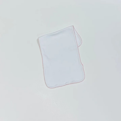 Picot Trim Burp Cloth