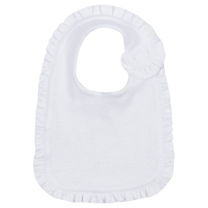Name or Monogram Ruffled Bib