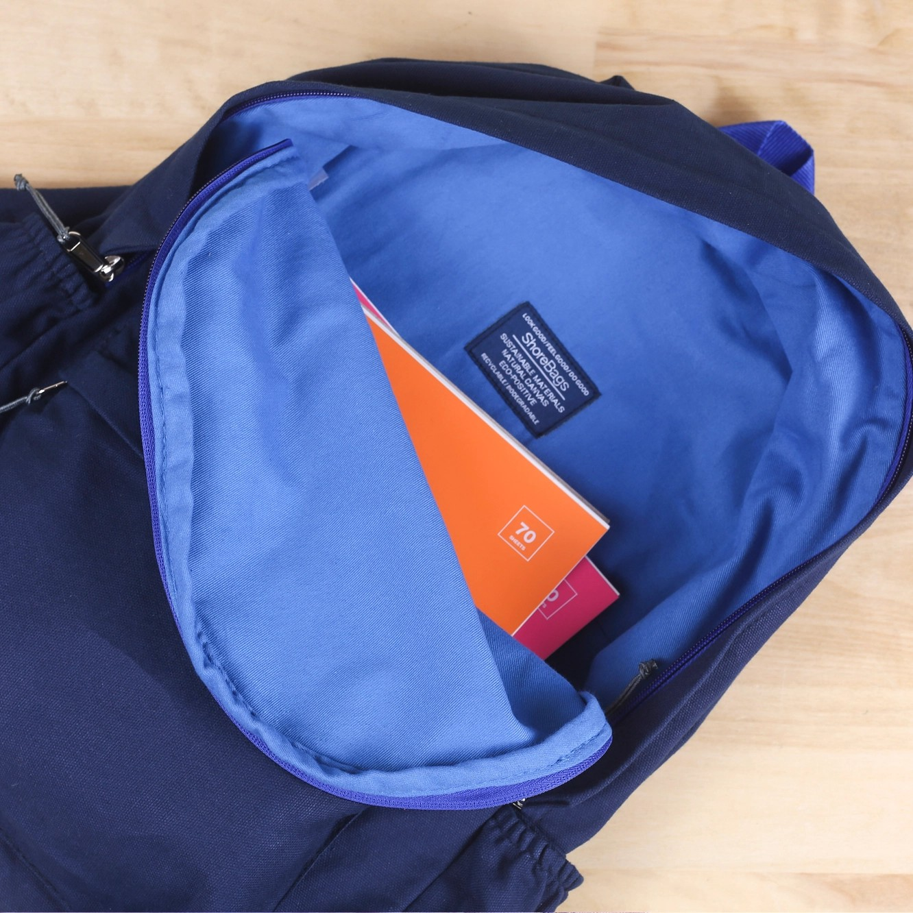 Full-Size Canvas Backpack - Multiple Colors